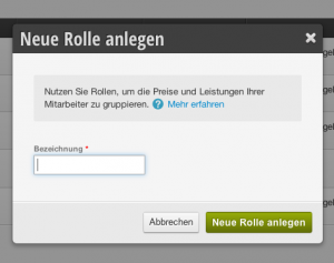 Create role