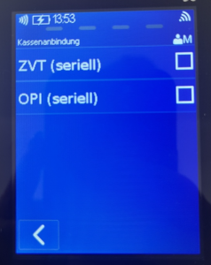 Cash Register Connection – deactivate both checkmarks